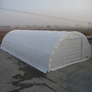 Temporary Outdoor Warehouse Garage Storage Tents Easily Assembled Steel Frame Waterproof UV-Resistant Fire-Retardant Heavy Snow