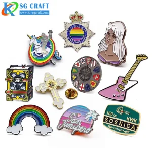 Custom Brass Brooch Enamel Pin