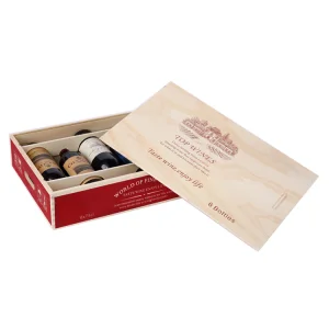 Custom Red Wine Bottles Packaging Box