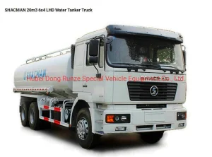 Customized 18-22t Stainless Shacman Water Bowser (LHD RHD Offroad Water Pump optional Electric Water Cannon)
