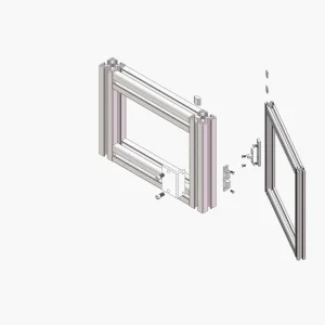Cooper Ball Catch 20A with Stainless Steel Ball for Aluminium Extrusion Profile