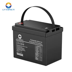 LVTOPSUN 12.8V 100Ah Rechargeable Lithium Ion Battery Pack Lifepo4 Battery for RV Truck Go | Tier-1 BESS Manufacturer Since 2016