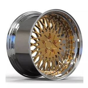 Kipardo 6061-T6 Material 16 to 24 Inch Custom Deep Dish Racing Aluminum Alloy Rims 2 PC Forged Wheel Rims
