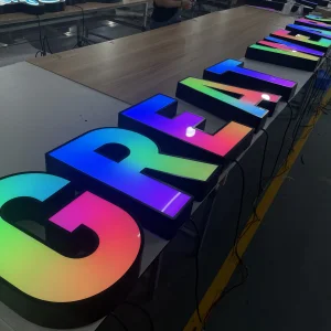 3D Letter Sign