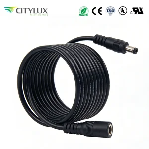 16 20 22 كابل XLPE AWG 2 دبوس DC5521 5525 موصل جاك ذكر أنثى محول سلك تمديد