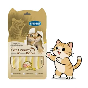 Delicious Faenbei Rainbow Cat Treat Bar for All Cat Breeds