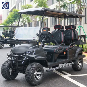 CAMP 6 Seat Golf Cart Luxury Gasoline Off Road Golf Buggy Club Car Gas Powered Golf Cart