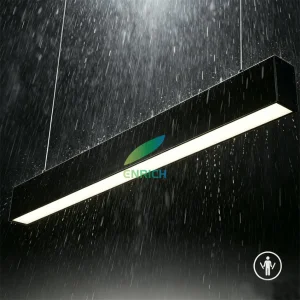 IP65 Sensor de microondas a prueba de agua luz lineal LED integrada triproof 110lm/W Iluminación lineal industrial tipo batten