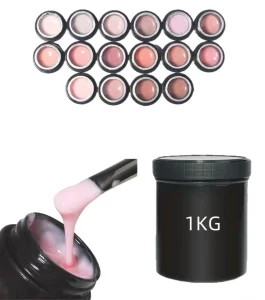 KINNCO Tpo Hema Free Nail Extension Gel Nude Color Builder 1kg OEM