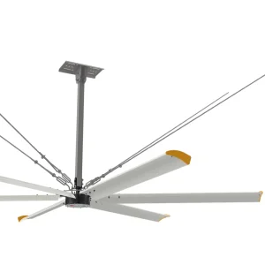 24FT High Volume 5 Blades/6 Blades Hvls Industrial Cooling Ceiling Fans Ventilation Fans for Barns Commercial