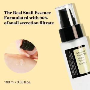 Suero facial antienvejecimiento de colágeno y caracol de cuidado natural de la piel Corea