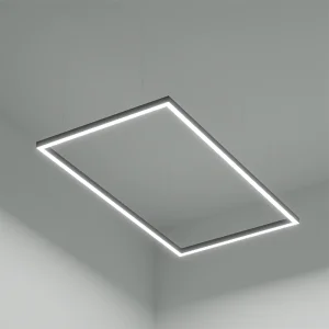 Architectural Linear Decorative Design Pendant Square Office Light Cross Any Shape Diy for Garage Gym Ceiling Lights