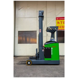 Heavy Duty Forklift Stacker 1500kg 1.5 Ton Full Electric Reach Truck with EPS for Sale