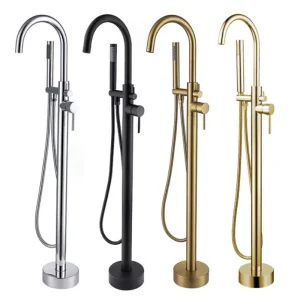 Sanitary Ware Freestanding Bathroom Tap Floor Standing Bath Tub Faucet