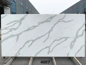High Quality Artificial Quartz Slab White Calacatta Quartz Stone for Countertop