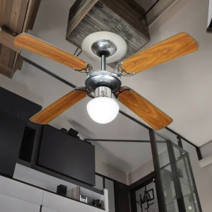Modern LED Ceiling Fan with Light AC Motor