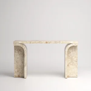 Natural Marble Console Table Modern Luxury Hallway Entryway Sofa Table