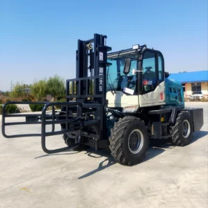 CE EPA 4WD Forklift Price 3 Ton 3.5 4 Ton Diesel Forklift Rough Terrain From China