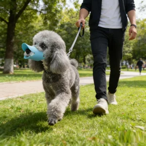 Funny Duck Design Dog Mask Anti Bark Chewing Training Tool Pet Product