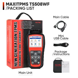 Autel TS508WF Tire Pressure Sensor Battery Full TPMS System Diagnostic WIFI OBD2 Scanner Diagnostic Truck Tires Tyres