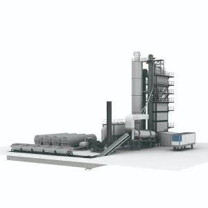 Asphalt Batching Plant with 5 * 15m³ Recycling Bin for Eco-Friendly Use