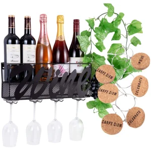 Guangdong OEM ODM Metal Wall Mounted Wine Rack