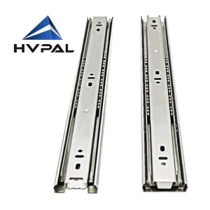 Stainless Steel Factory Direct Triple Full Extension Slide Furniture Telescopic Drawer Cabinet Rails