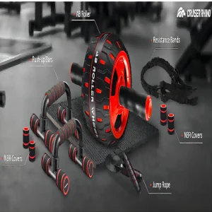 Resistance Band Ab Wheel