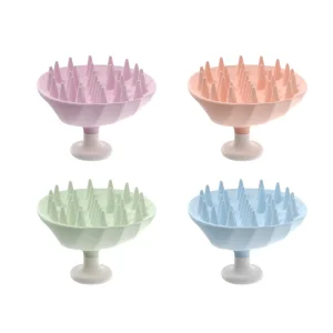 Cepillo de champú de silicona portátil