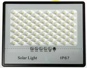 30W-100W-200W LED Solar Flood Light High Power Waterproof Lp67 Rating Garden Lights for Outdoor Lighting Solar Lamp