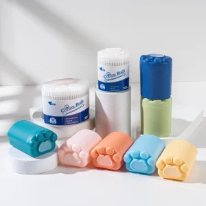 200PCS/Box Paper Sticks Baby Ear Spoon Style Cotton Swabs Factory Price Cotton Buds for Baby Use