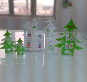 OEM/ODM Chinese Factory Supermarket Promotional Cardboard Christmas Tree Display Rack for Retail