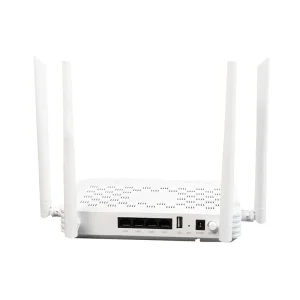 Intelligent XPON 4GE+USB+2.4GHz 5GHz Dual-Band WIFI5 AX1200 Router ONU ONT