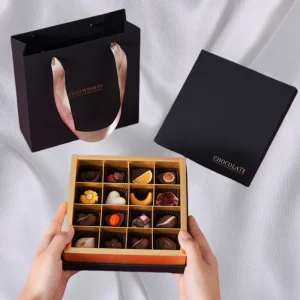 Handmade DIY Chocolate Gift Box 16 9 25 Grid Packaging Gift Box Dates Ramadan Dates Chocolate Box