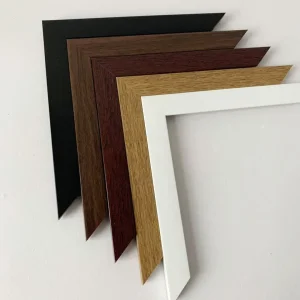 Factory Wholesale Custom Size 15X15 mm 16X17mm 20X20 mm 30X20 mm Matte Black and White Photo Picture Frame PS Frame Moulding