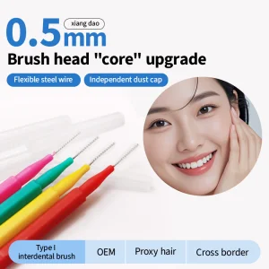 Wholesale Disposable Interdental Brush Multi-Size Pack 0.6mm OEM/ODM Service