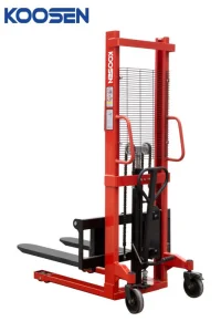 Koosen Walkie 1-2ton Capicity Adjustable Hydraulic Hand Pallet Stacker