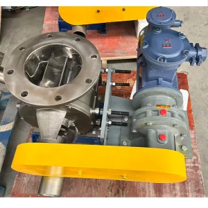 High Sealing VCF Side Air Inlet Rotary Valve DN100-DN500 Locking Rotary Valve Powder Feeder For Pneumatic Convey Equipment