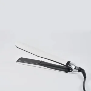 Platinum Electric Hair Straightener &amp; Curling Iron with LED Display Aluminum Plate Portable for Outdoor Household &amp; Hotel Use
