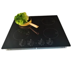 59cm Freezone Built-in Induction Cooker Hob 4 Burner Ceramic Glass Electric Power Source for Household