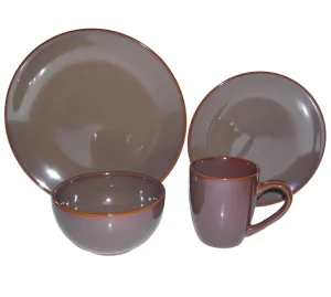 Elegant Ceramic Reactive Glaze Dinnerware Set for Stylish Dining