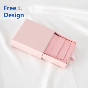 Customized Printed Premium Rigid Cardboard Jewelry Box Advanced Packaging Matt Lamination for Necklace Ring Earrings Other Gifts