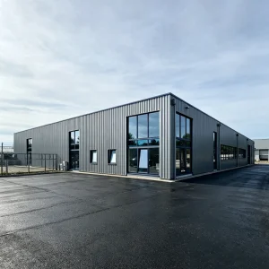 High Quality Steel Structure Small Building Warehouse Layout Design Low Cost Fast Construction Prefab Workshop