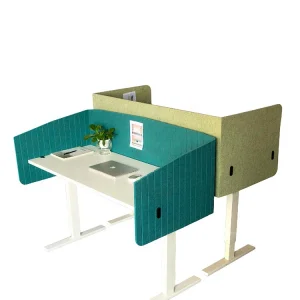 Lift Table Baffle Soundproof Baffle Screen 100% Polyester Fiber Office Partition