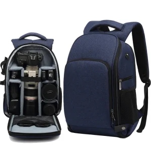 Mochila impermeable para cámara de video digital de lente única réflex DSLR para vehículo aéreo no tripulado (CY5853)