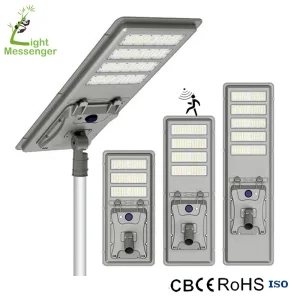Iluminação LED de Rua Solar à Prova d'Água Light Messenger com Bateria para Estacionamento, Jardim e Rua com Alta Luminância 210lm/W