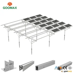 Goomax Custom Solar Panel Mount for Enhanced Ground Stability