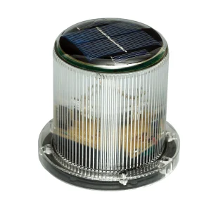 3.75 Inch Solar Warning Light LEDs Marine Dock Light Waterproof CE/RoHS Certification