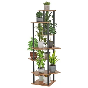 7-Tier Indoor Corner Plant Stand