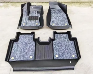3D Alfombrilla de coche TPE Alfombrilla de coche personalizada Alfombrilla de coche de doble capa